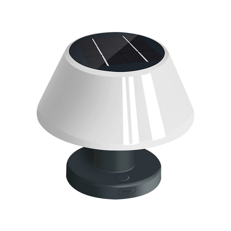 YH1901 Outdoor Modern Home Garden Decor Solar Rechargeable Cordless Table Lamp