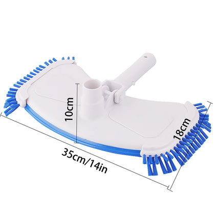 Swimming Pool Vacuum Head with Brush for Cleaning Swimming Pool, Spa