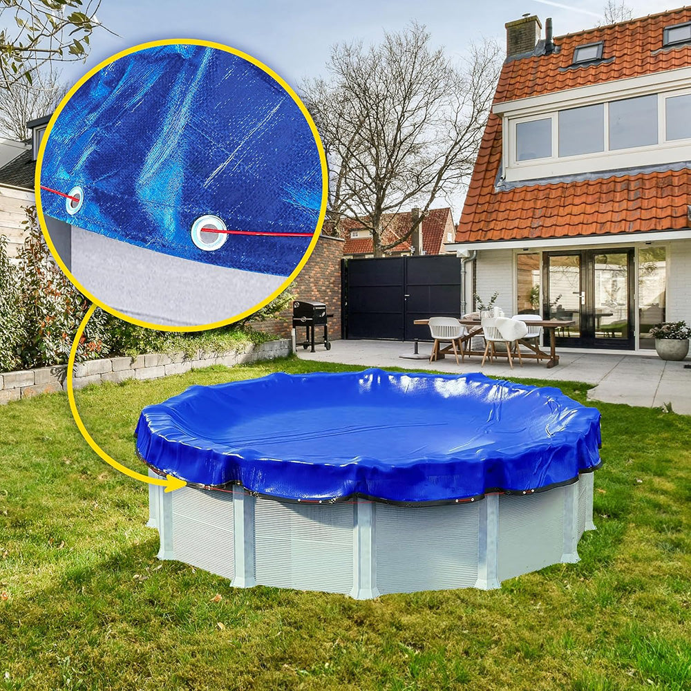 150ft Pool Cover Cable with Rustproof Winch for Above-Ground Swimming Pool
