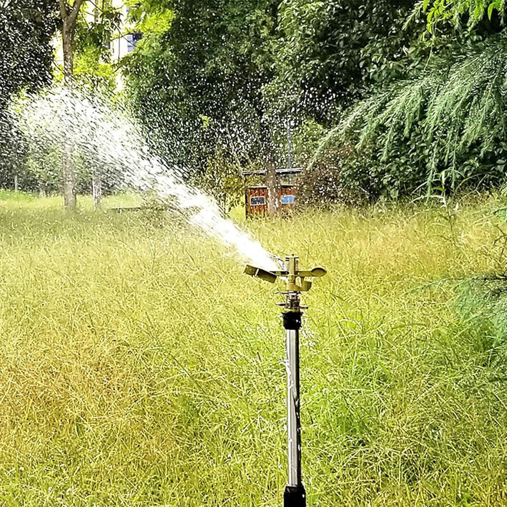 Tripod Sprinkler 360 Degree Rotating Heavy-Duty Zinc Alloy Lawn Sprinkler Secondary image