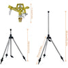 Tripod Sprinkler 360 Degree Rotating Heavy-Duty Zinc Alloy Lawn Sprinkler
