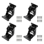 4pcs 0-90-180 Degree Folding Table Leg Brackets Self Lock Hinges