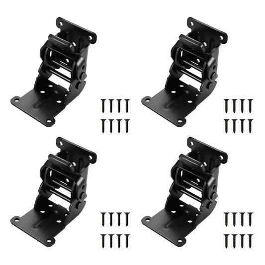 4pcs 0-90-180 Degree Folding Table Leg Brackets Self Lock Hinges