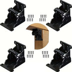 4pcs 0-90 Degree Folding Table Leg Brackets Self Lock Hinges