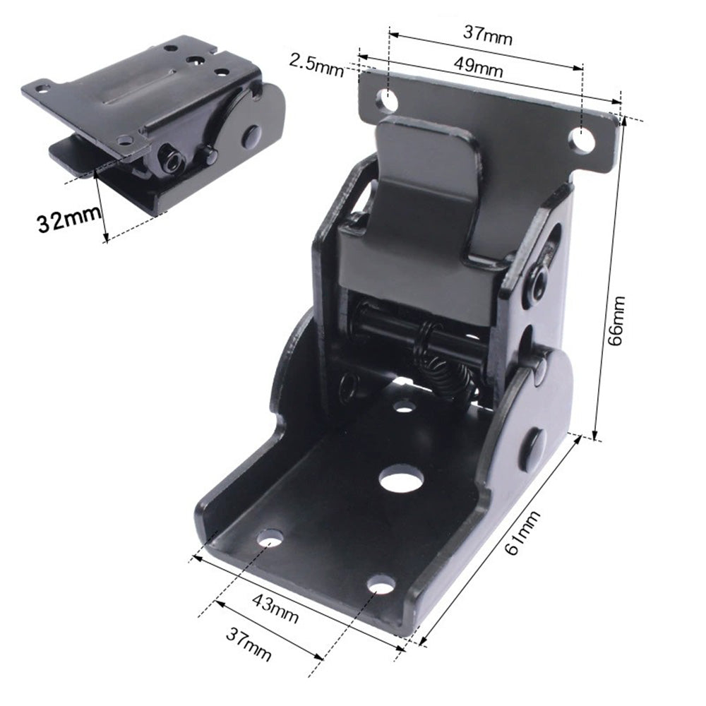 4pcs 0-90 Degree Folding Table Leg Brackets Self Lock Hinges Secondary image