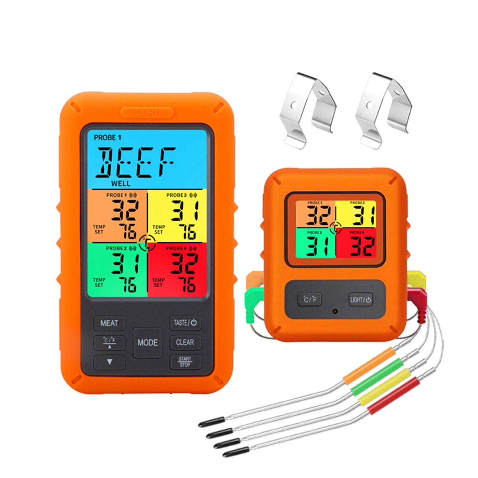 TS-TP40-X Wireless waterproof kitchen 4-pin food thermometer BBQ Main image