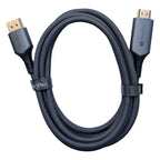 2m Male to Male Adapter DisplayPort to HDMI-Compatible 8K 60Hz DP to HDMI Cable