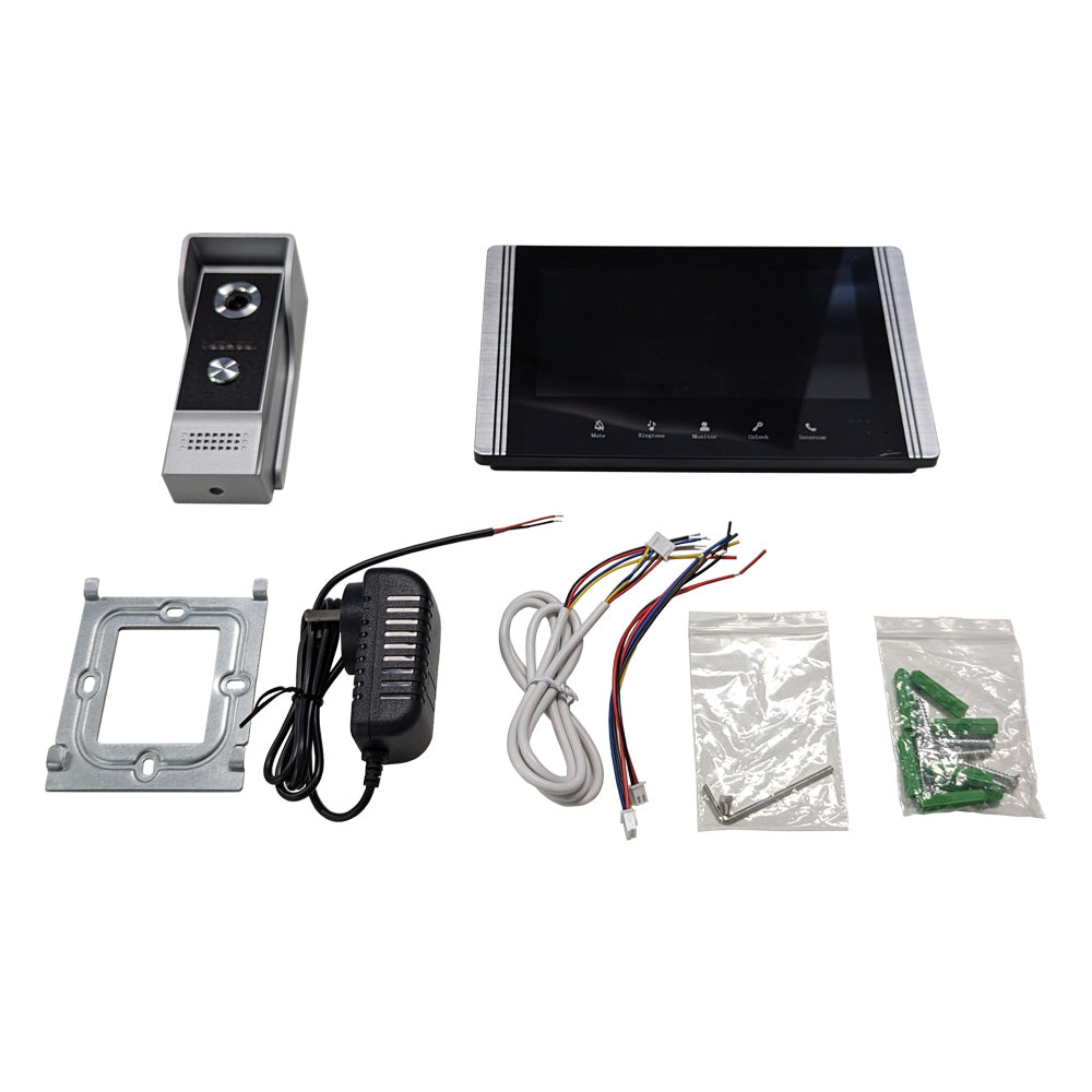7 Inch Wifi Video Intercom Waterproof Doorbell Camera Tyua APP