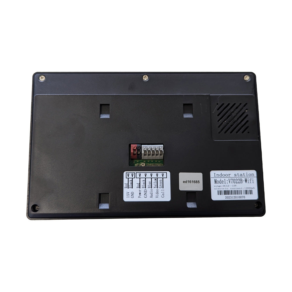 7 Inch Wifi Video Intercom Waterproof Doorbell Camera Tyua APP