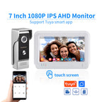 Smart WiFi Video Intercom 7 inch Touch Screen 1080P Waterproof Doorbell Camera