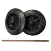 Wheelie Bin Replacement Wheels and Axles 100L 120L 240L