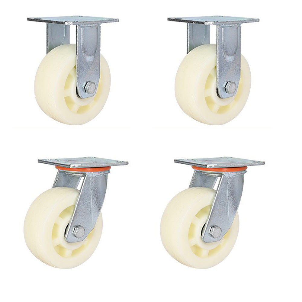 4 pcs 6-inch 150mm Extra Heavy Duty Industrial Swivel Castors with Nylon Wheel Secondary image