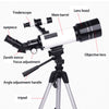 HD 70mm Aperture 400mm Focal Astronomical Refracting Telescope