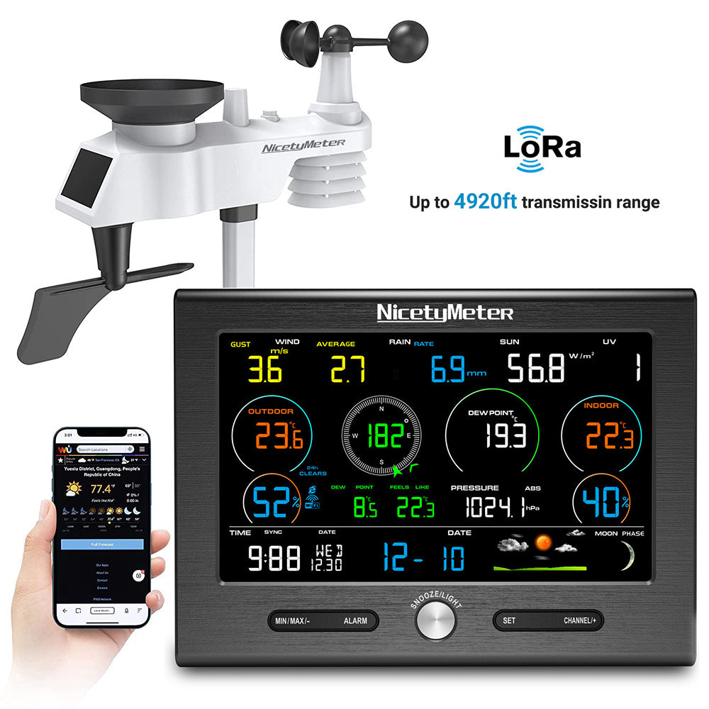 7-in-1 Professional LoRa Weather Station Secondary image