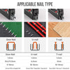 3-in-1 Nailer Stapler Gun Set With 1200 Staples Manual DIY Nailer Tool Kit 