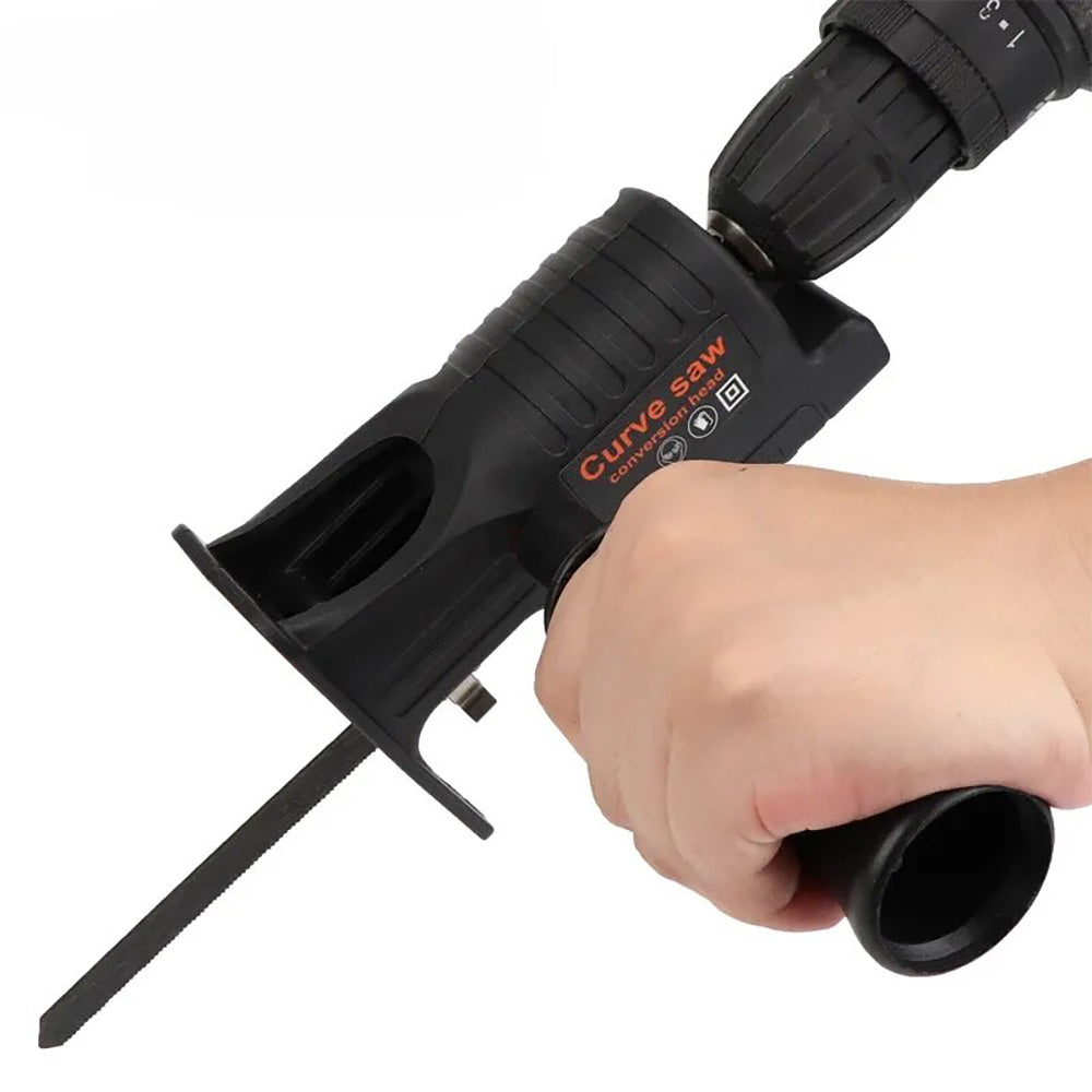 Electric Drill To Saw Conversion Head Curve Saw Converter Woodworking Saw