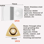 24 Pcs Oscillating Saw Blades High Speed Steel Oscillating Multitool Blades Set
