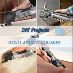 24 Pcs Oscillating Saw Blades High Speed Steel Oscillating Multitool Blades Set