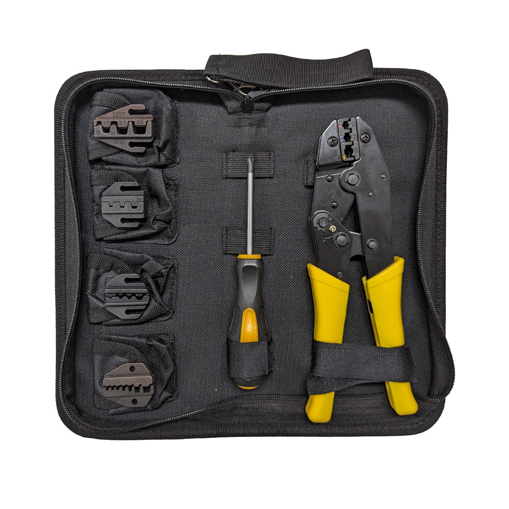 5 jaw Crimping Pliers Cold Pressed Terminal Hand Tools Set Main image