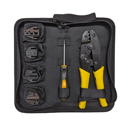 5 jaw Crimping Pliers Cold Pressed Terminal Hand Tools Set