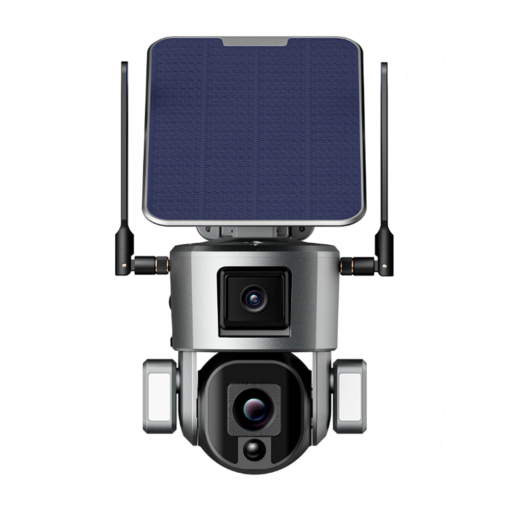 Y5 Solar Dual Linkage  PTZ Camera 8MP Wireless 4G CCTV Camera Outdoor IP66