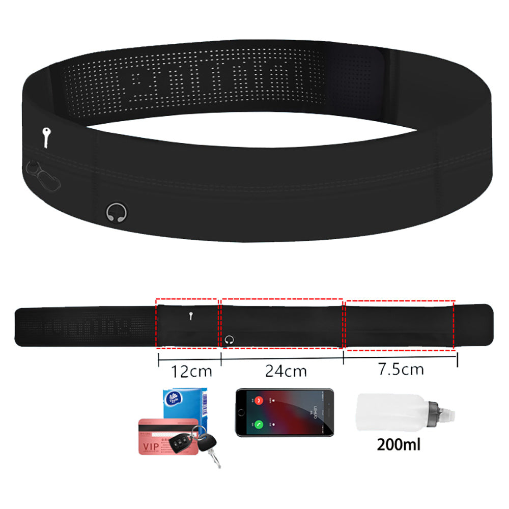 Sports Storage Belt, adjustable  Belt, Light Small Breathable Sweat Belt Secondary image