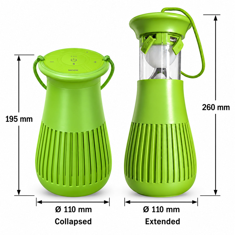 YH0813 Multiple Colour Portable Camping Light  MP3 Player Bluetooth Speaker