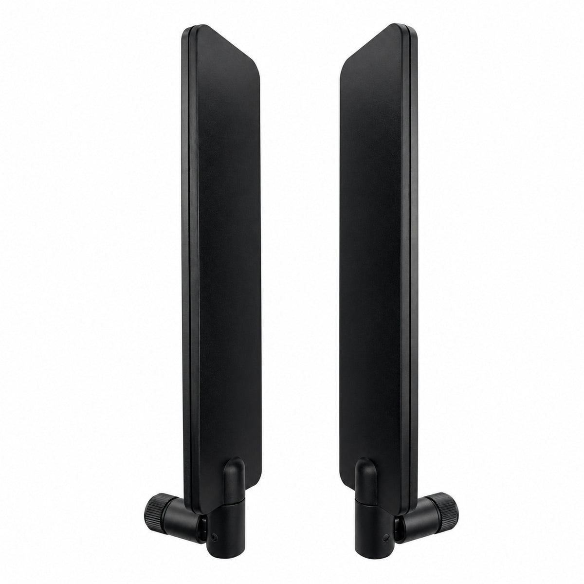 2x 3dBi SMA Male Antenna 600-7000MHz Wideband Folding Aerial for Router Modem