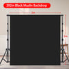 9.8x6.56ft 3X2m Photo Muslin Backdrop Collapsible Studio Seamless Background