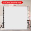 9.8x6.56ft 3X2m Photo Muslin Backdrop Collapsible Studio Seamless Background