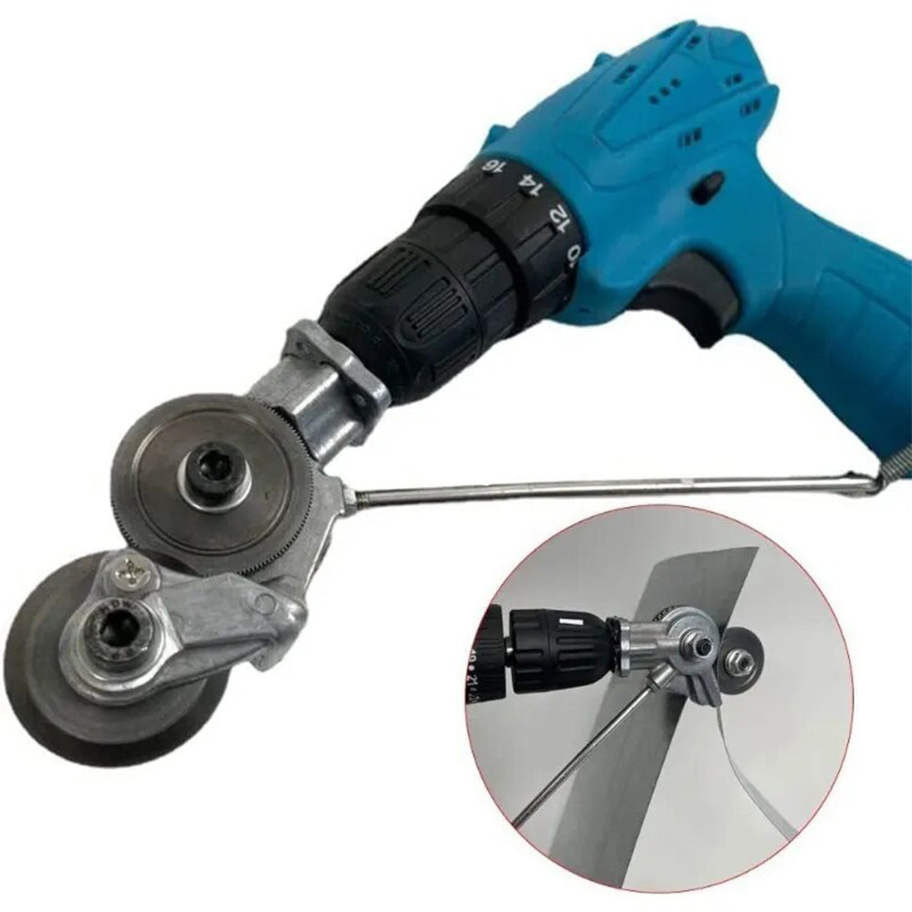Double Head Sheet Metal Nibbler Drill Portable Electric Drill Shear Attachment Secondary image