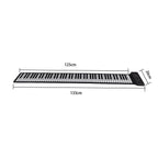 Roll Up Piano 88 Keys Hand-rolling Portable waterproof Silicone Piano for kids