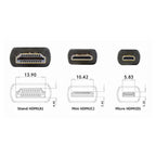 HDMI to Micro HDMI Cable 1.5m 2m 3m 5m