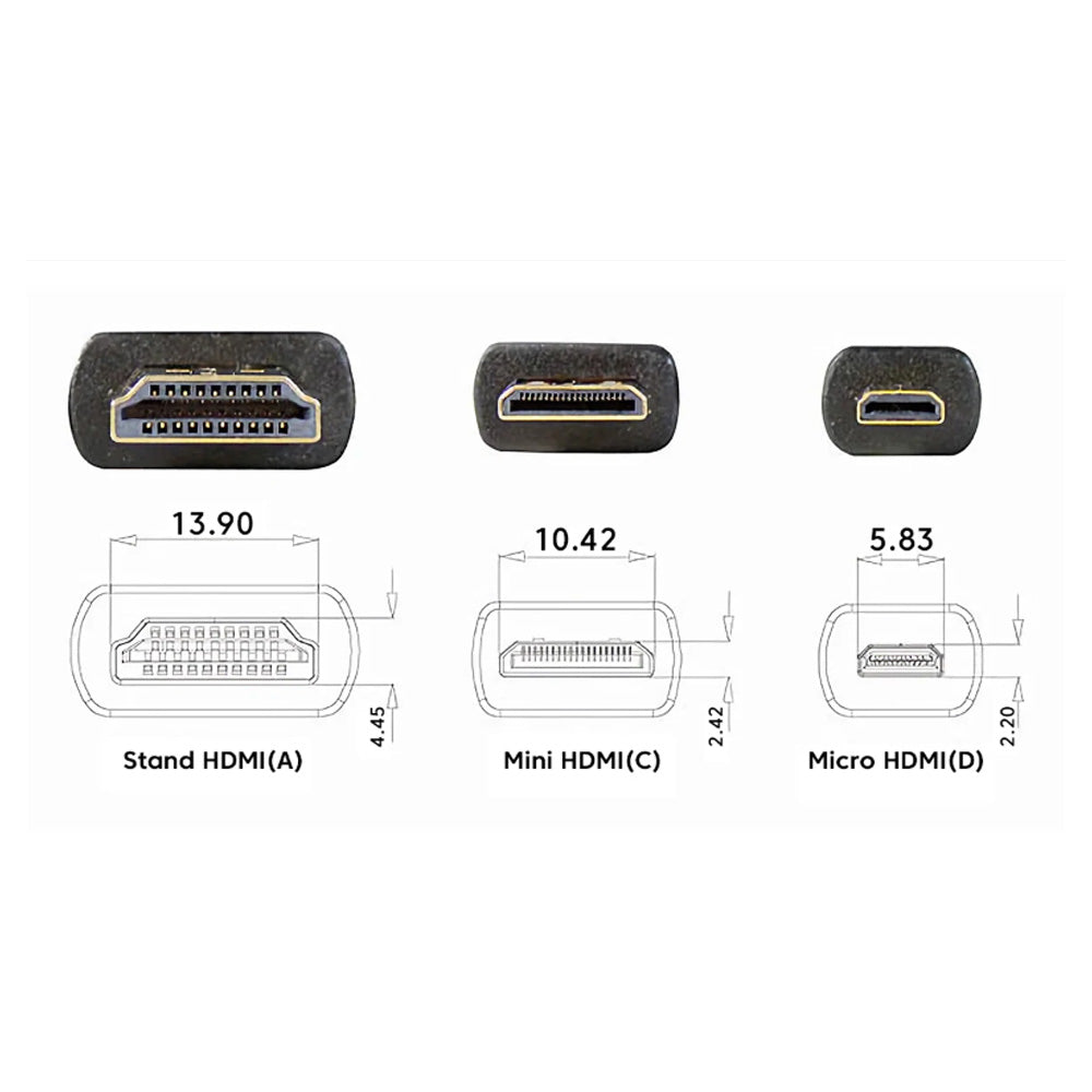HDMI to Micro HDMI Cable 1.5m 2m 3m 5m