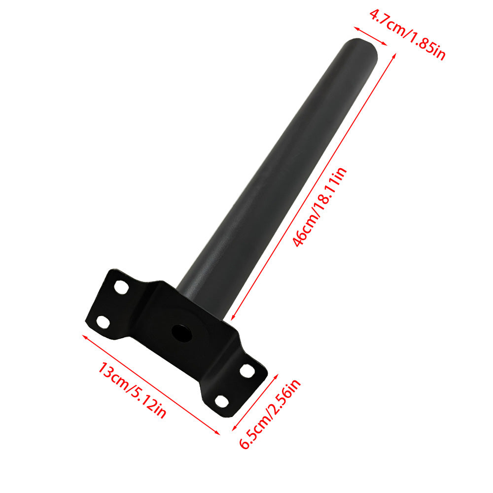 Mounting Arm for Solar Street Light Wall Lamp Mounting Pole With 4 Screws
