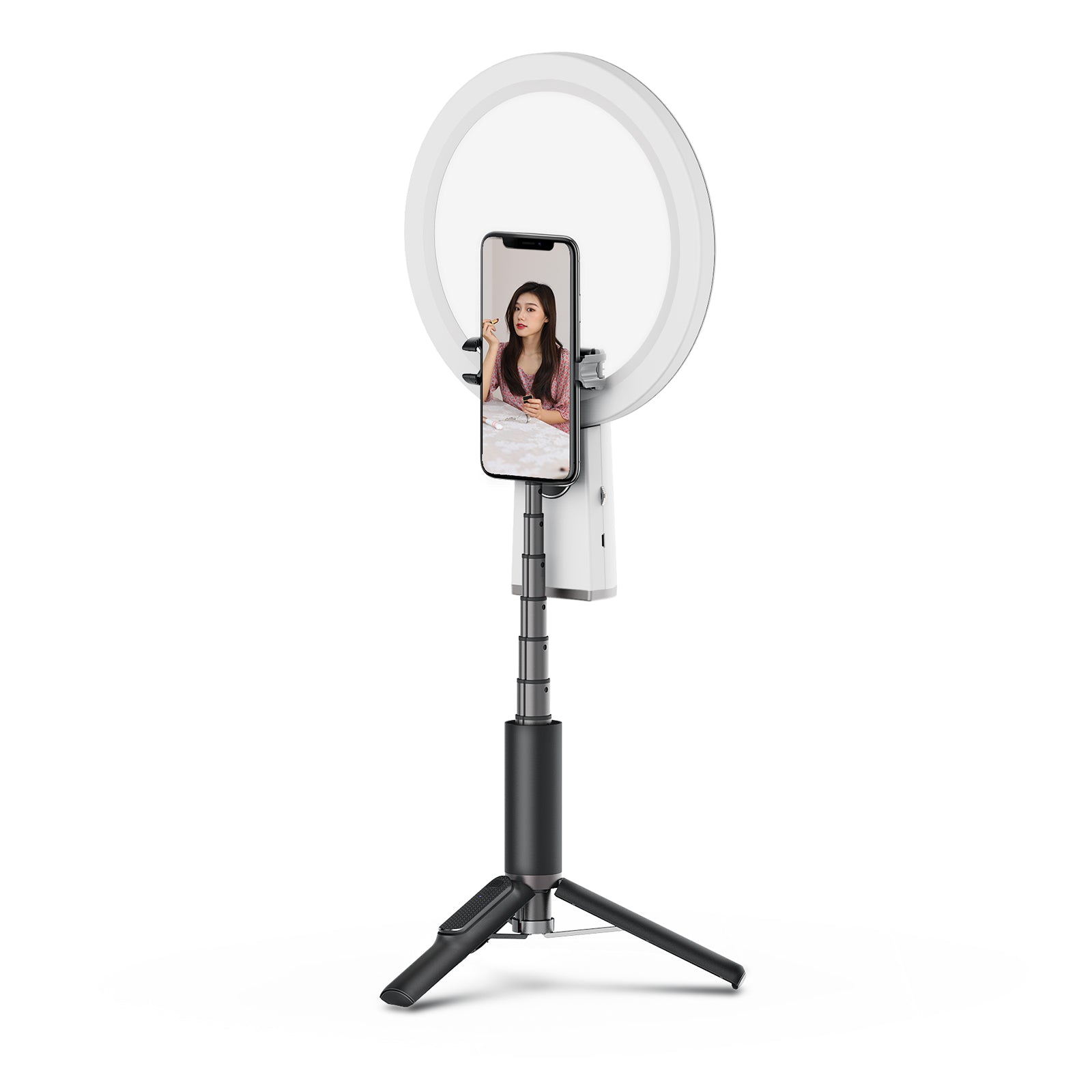 All-in-one Tripod Integrated Bluetooth Selfie Stick & Professional Fill Light
