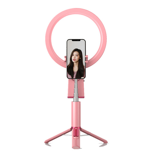 All-in-one Tripod Integrated Bluetooth Selfie Stick & Professional Fill Light