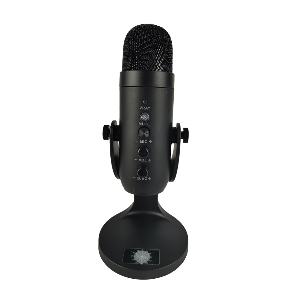 High Quality Computer PC Laptop USB Microphone with stand for Video Recording streaming Main image