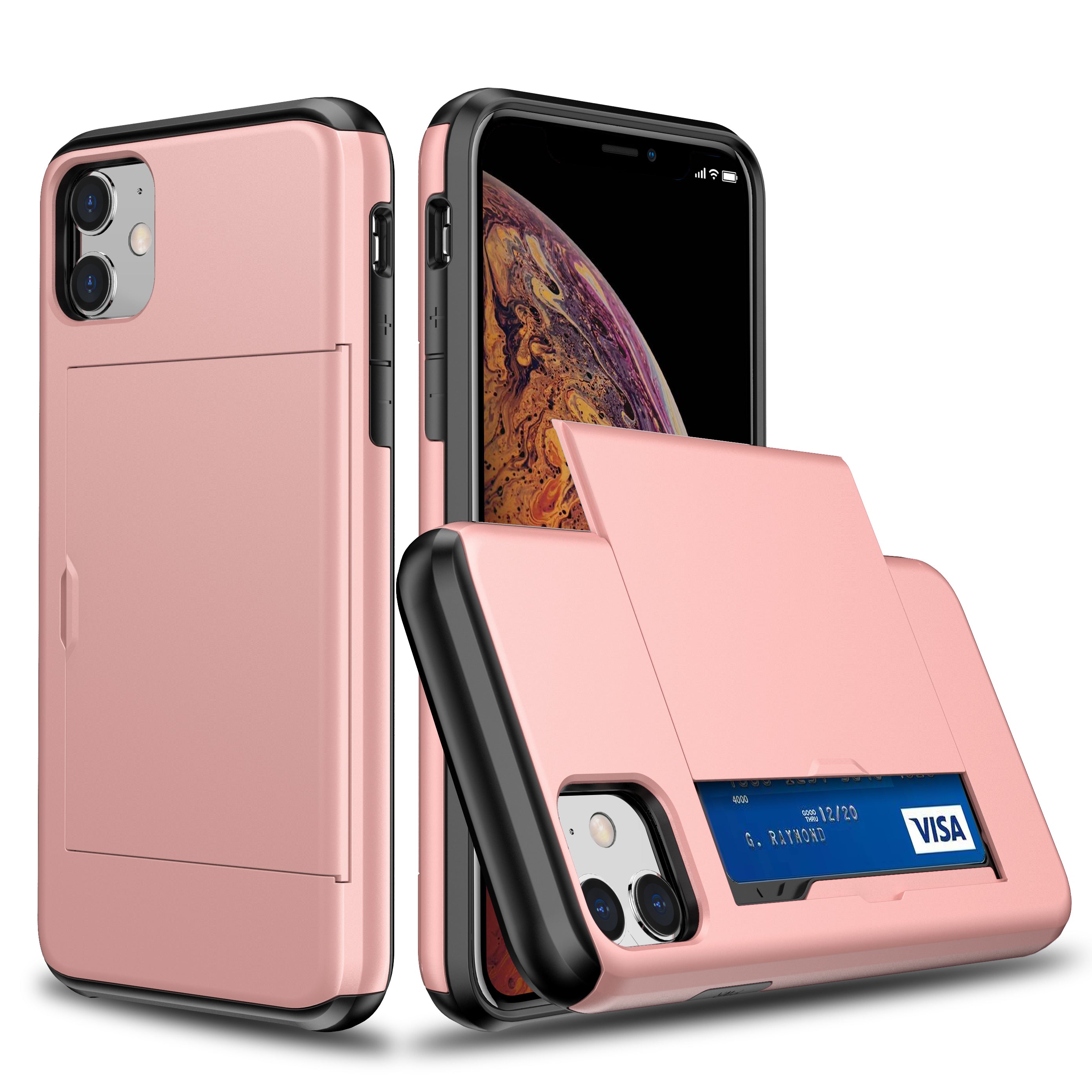 Shockproof Wallet Mobile Phone Case for iPhone11