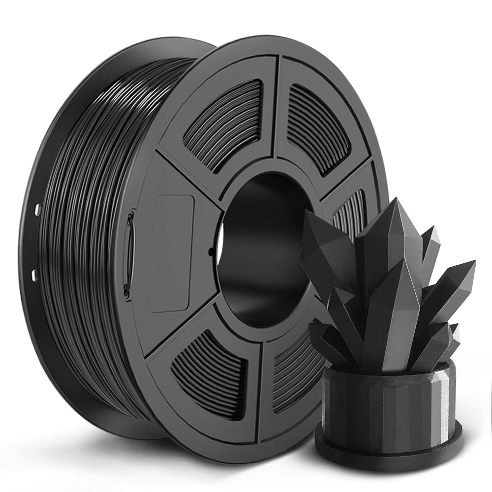 PLA 3D Filament 1.75mm Black 1KG/Roll Main image