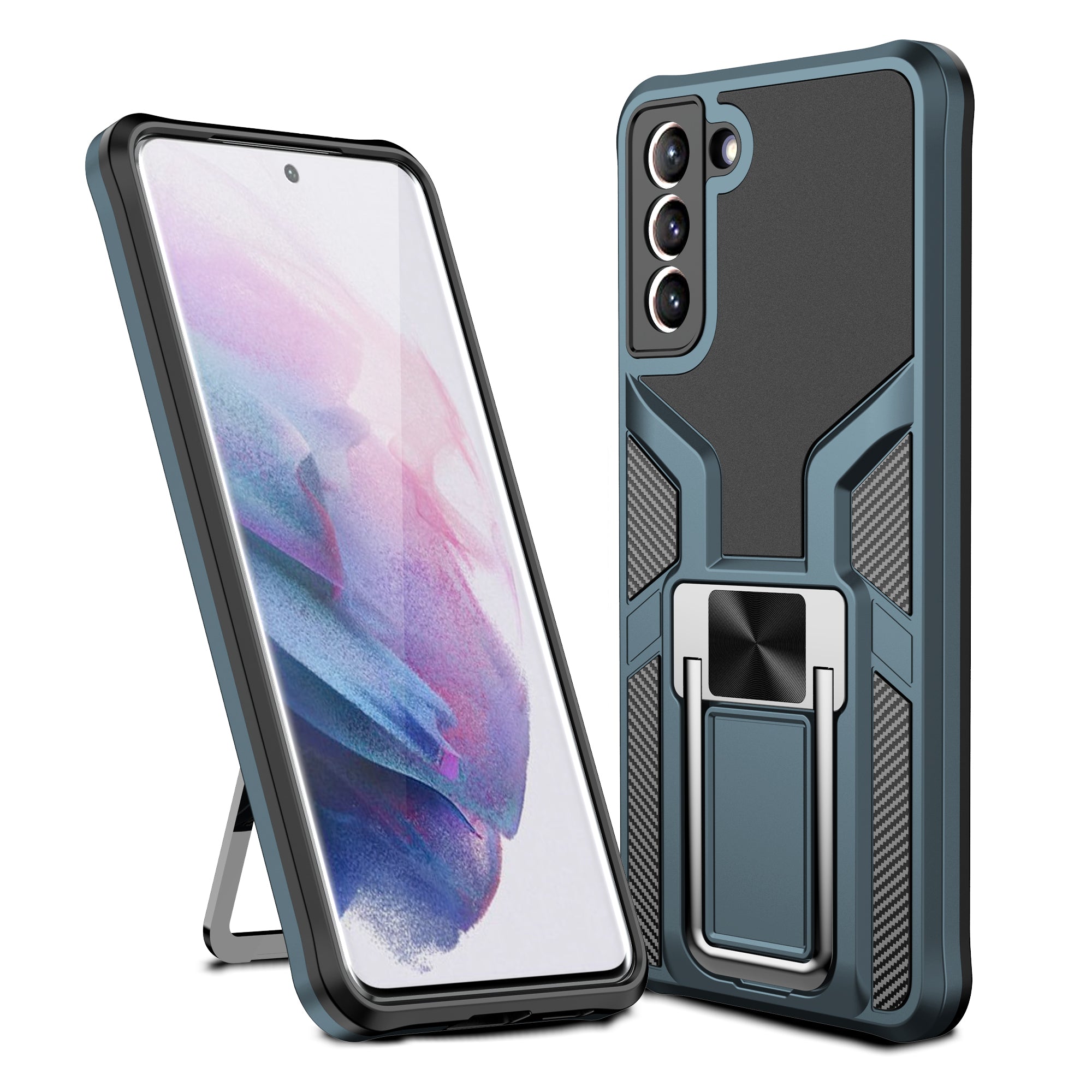 Magnetic Shockproof Heavy Duty Mobile Case for Samsung Galaxy S21 Plus Main image