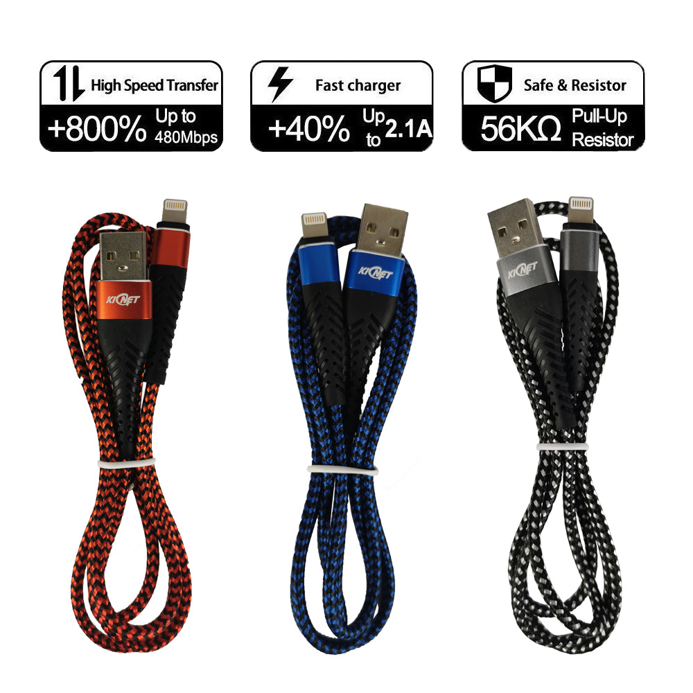 USB Durable nylon Mermaid Charger Cable For iphone ipad Secondary image
