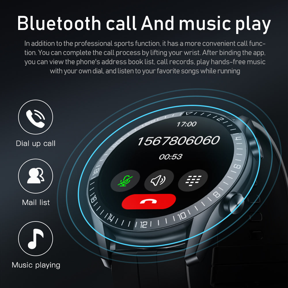 UM59 Smart Watch Bluetooth Blood Pressure Heart Rate IP67 Waterproof For IOS Android