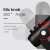 High Quality Computer PC Laptop USB Microphone with stand for Video Recording streaming