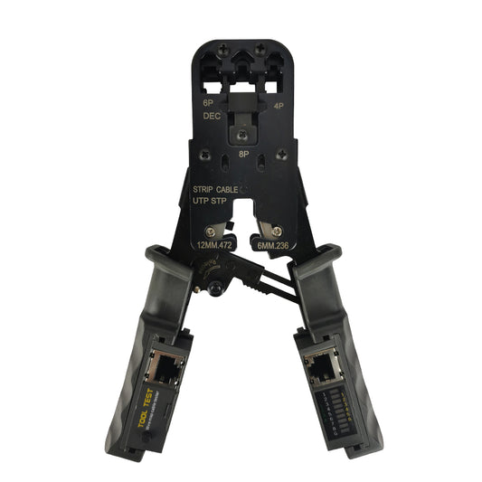 High Quality Professional Modular Plug Crimper Cable Tester Stripper cutter in one