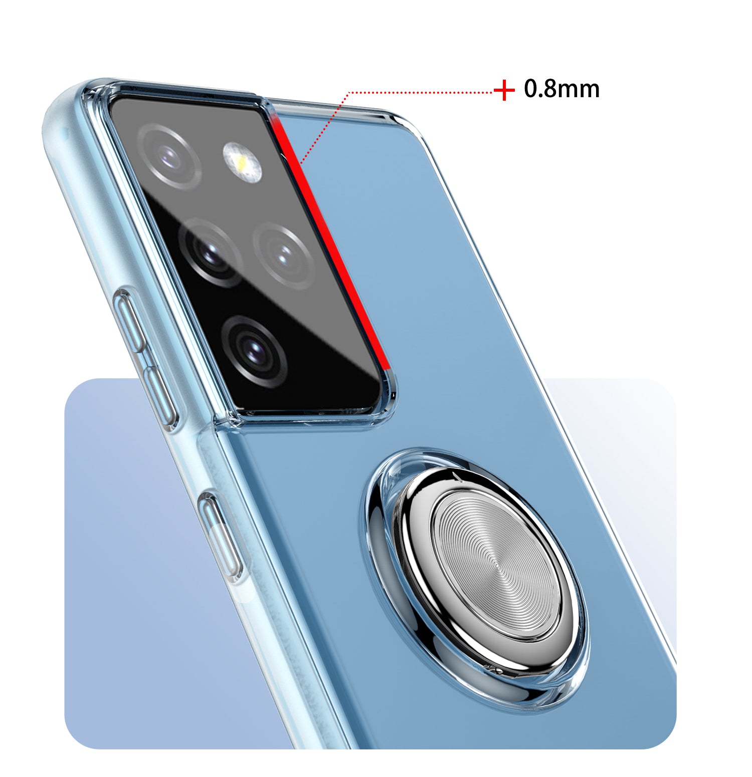 Finger Ring Rotatable Mobile Case  for Samsung S21 Ultra Secondary image