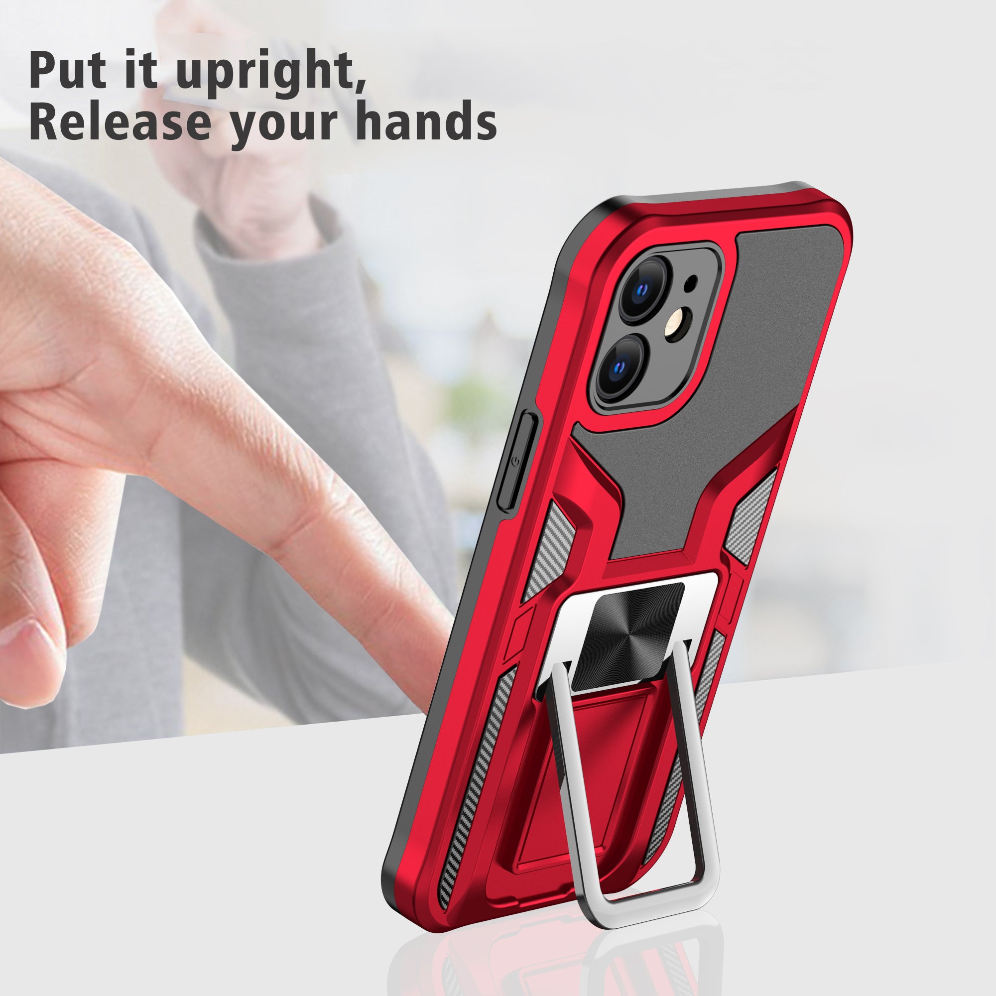 Magnetic Shockproof Heavy Duty Mobile Case for iPhone12 Pro