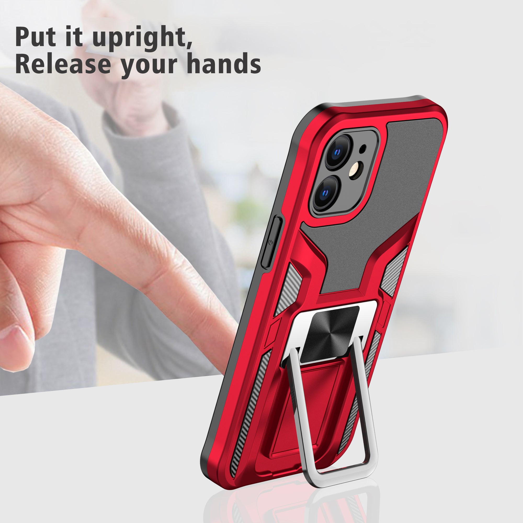 Magnetic Shockproof Heavy Duty Mobile Case for iPhone12