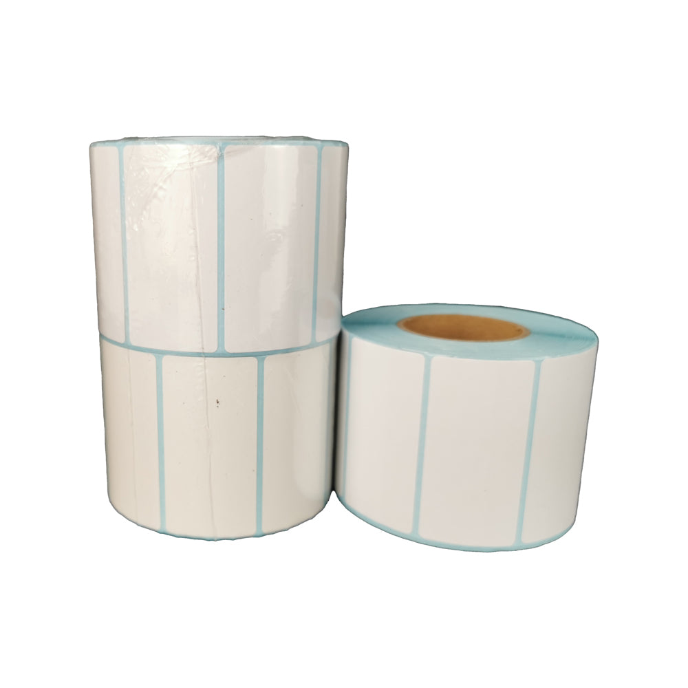 2 Rolls 60x30mm 1000pcs High Quality Direct Thermal Labels
