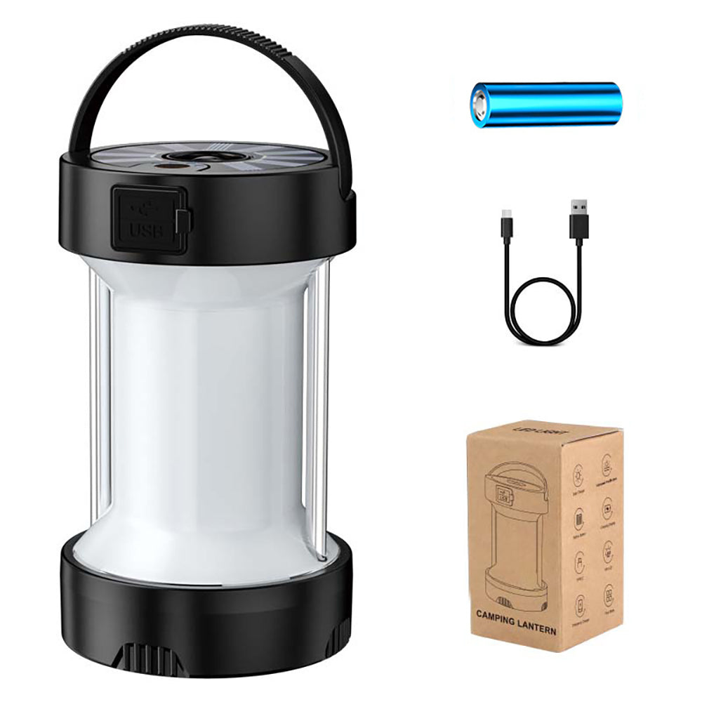 Solar Camping Light  USB Rechargeable Lamp Powerful Flashlight Tent Equipment Supplies Outdoor Portable Light Main image